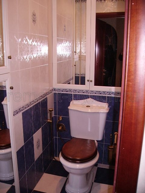 Готовый туалет по завершению ремонта