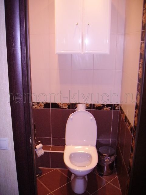 Общий вид туалета после ремонта