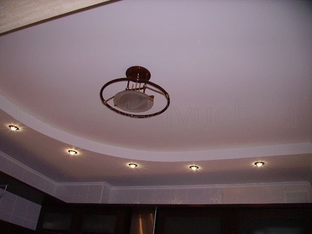 Монтаж подвесного светильника на кухне