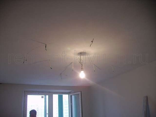 Обшивка гипсоркартоном основ металлокаркаса для подвесного потолка и ниши в стене