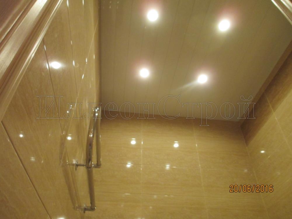 Монтаж реечного потолка в ванной комнате ИллеонСтрой