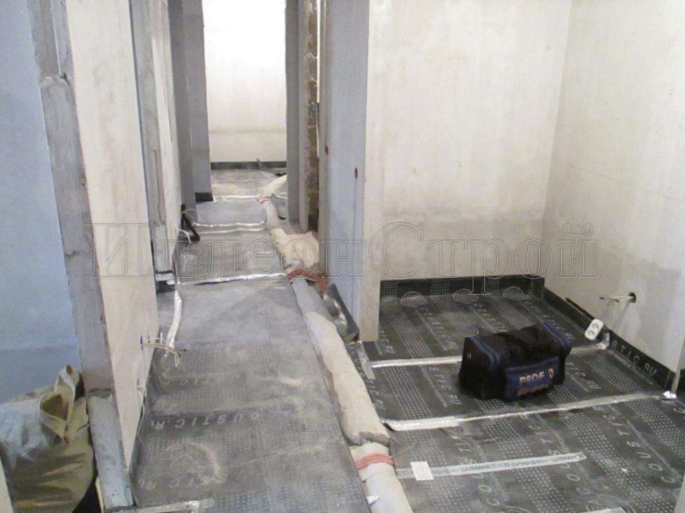 Устройство звукоизоляции на полу в коридоре ИллеонСтрой
