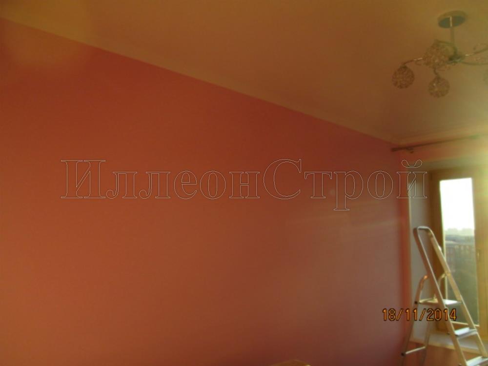 Окраска стен матовой краской ИллеонСтрой