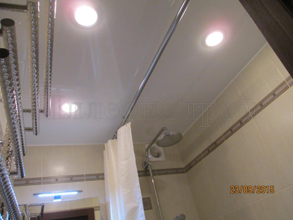 Устройство натяжного потолка в ванной комнате ИллеонСтрой