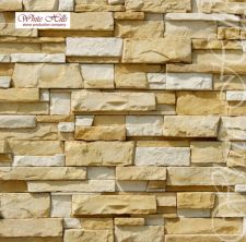 150-10 Искусственный камень White Hills Уайт Клиффс бежевый плоскостной  Без шва