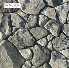 600-80 Искусственный камень White Hills Рутланд серый плоскостной Норм шир шва 1,5-2,5см