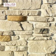 700-00 Искусственный камень White Hills Тевиот белый плоскостной Норм шир шва 1,5см