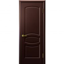 Дверь АНАСТАСИЯ Венге шпон 550*1900 мм ДГ глухая "Ульяновские двери Luxor"