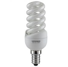 Лампа энергосберегающая Elektrostandard E14 15W 220V Мини-сираль SMT 2700K желтый a023963