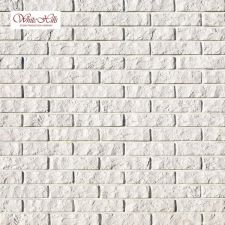 310-00 Искусственный камень White Hills Алтен брик белый плоскостной Норм шир шва 1,2см