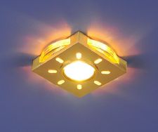 Светильник точечный Elektrostandard 1051 MR16 золото/желтая подсветка (GD/YL/Led) LED подсветка a025946