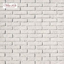 370-00 Искусственный камень White Hills Бергамо брик белый плоскостной Норм шир шва 1,2см