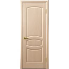 Дверь АНАСТАСИЯ Беленый дуб шпон 600*1900 мм ДГ глухая "Ульяновские двери Luxor"