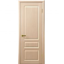 Дверь ВАЛЕНТИЯ 2 Беленый дуб шпон 900*2000 мм ДГ глухая "Ульяновские двери Luxor"