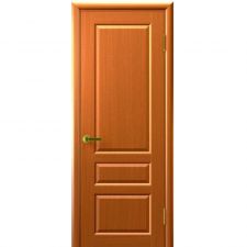 Дверь ВАЛЕНТИЯ 2 Светлый Анегри Т34 шпон 600*1900 мм ДГ глухая "Ульяновские двери Luxor"