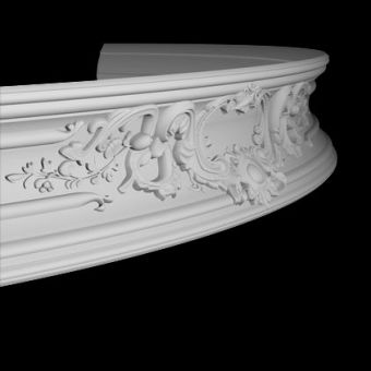 Карниз 119х120х2000мм Европласт 1.50.252 гибкий Rвып-3000мм / Rвог-2500мм Карниз 119х120х2000мм Европласт 1.50.252 гибкий Rвып-3000мм / Rвог-2500мм