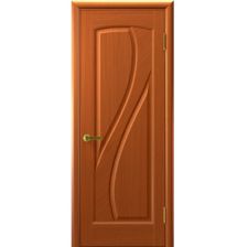 Дверь МАРИЯ Темный Анегри Т74 шпон 600*1900 мм ДГ глухая "Ульяновские двери Luxor"
