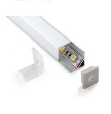 Алюминиевый профиль угловой LL-2-ALP003 для LED ленты до 10мм 16х16х2000мм a028279