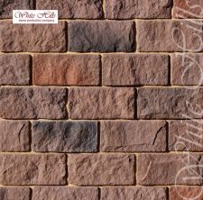 417-40 Искусственный камень White Hills Лорн темно-коричневый плоскостной Норм шир шва 1,5см