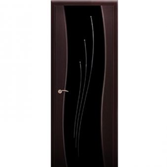 Дверь ЛУЧИ Венге шпон 900*2000 мм ДО остекление черное "Ульяновские двери Luxor" Дверь ЛУЧИ Венге шпон 900*2000 мм ДО остекление черное "Ульяновские двери Luxor"