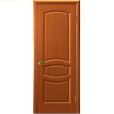 Дверь АНАСТАСИЯ Темный Анегри Т74 шпон 550*1900 мм ДГ глухая "Ульяновские двери Luxor"