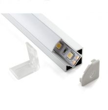 Алюминиевый профиль угловой LL-2-ALP004 для LED ленты до 12мм 18х18х2000мм a028280