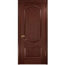 Дверь ВЕНЕЦИЯ Красное дерево багет 550*1900 мм ДГ глухая "Ульяновские двери Luxor"