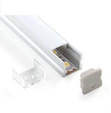 Алюминиевый профиль накладной LL-2-ALP001-R для LED ленты до 10мм 15х17х2000мм a028277