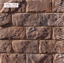 432-40 Искусственный камень White Hills Шеффилд темно-коричневый плоскостной Норм шир шва 1,5см