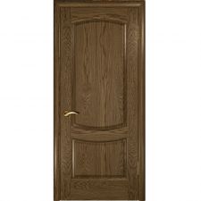 Дверь ЛАУРА 2 Светлый мореный дуб шпон 550*1900 мм ДГ глухая "Ульяновские двери Luxor"