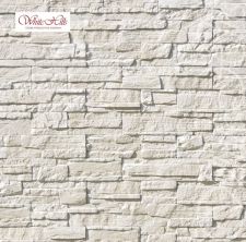 231-00 Искусственный камень White Hills Каскад Рейндж белый плоскостной Без шва