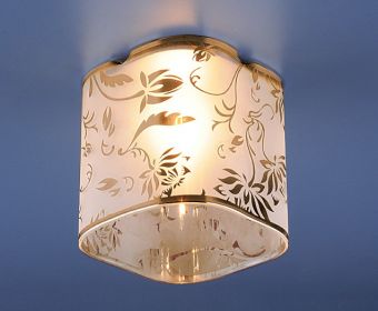 Светильник точечный Elektrostandard 8080D G9 золото (Gold) со стеклом a025112 Светильник точечный Elektrostandard 8080D G9 золото (Gold) со стеклом a025112