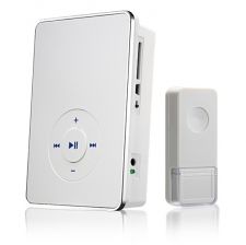 Звонок беспроводной Elektrostandard DBQ10M WL MP3 16M IP44 CR2032 200м 433МГц Белый  a027620