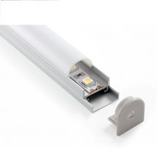 Алюминиевый профиль потолочный LL-2-ALP005 для LED ленты до 15мм 19х20х2000мм a028281